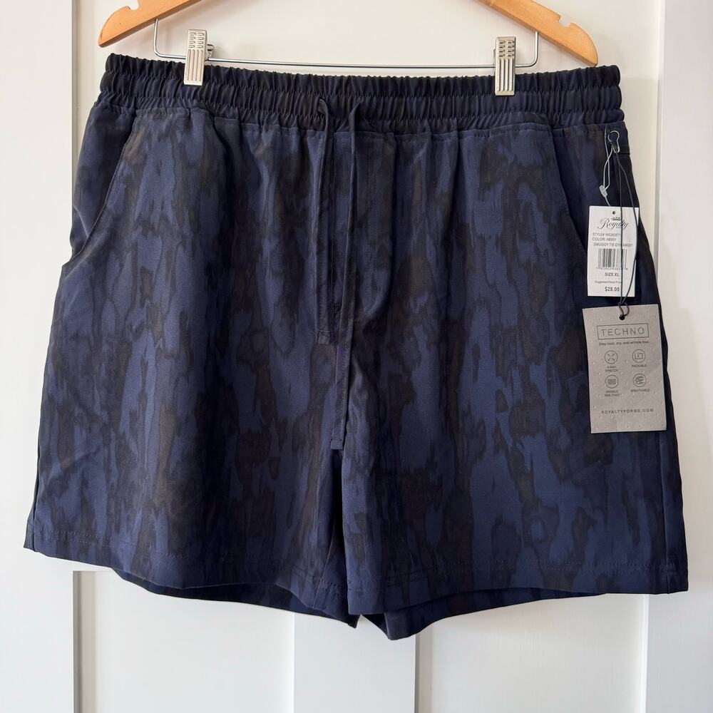Athletic Shorts Royalty for Me Smuggy Tie Dye Size XL NWT Running Hiking Lounge